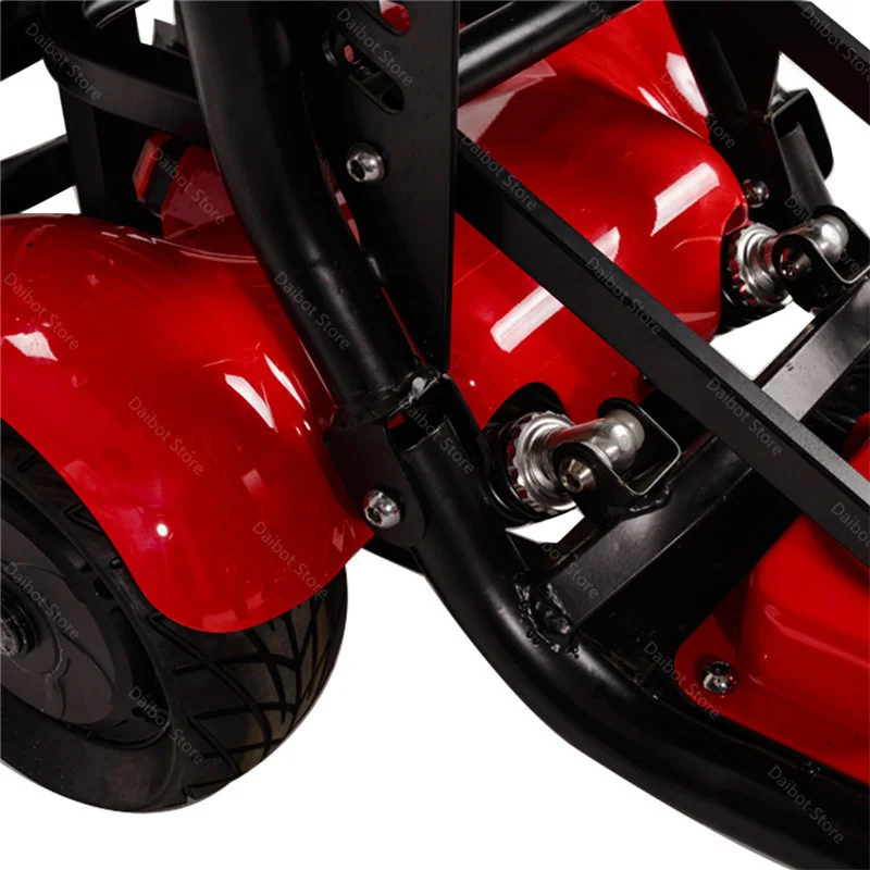Leichter, zusammenklappbarer Reisemobilitätsroller für ältere Menschen mit Golfauto, 800 W, 36 V, Mini-Elektroroller für Erwachsene mit Sitz – Detail 13