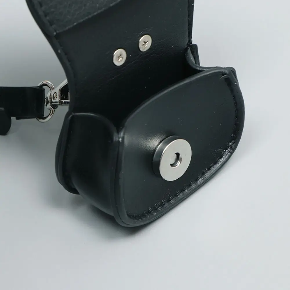 

New PU Leather Mini Bag Multifunctional Solid Color Crossbody Bag Durable Waist Bag