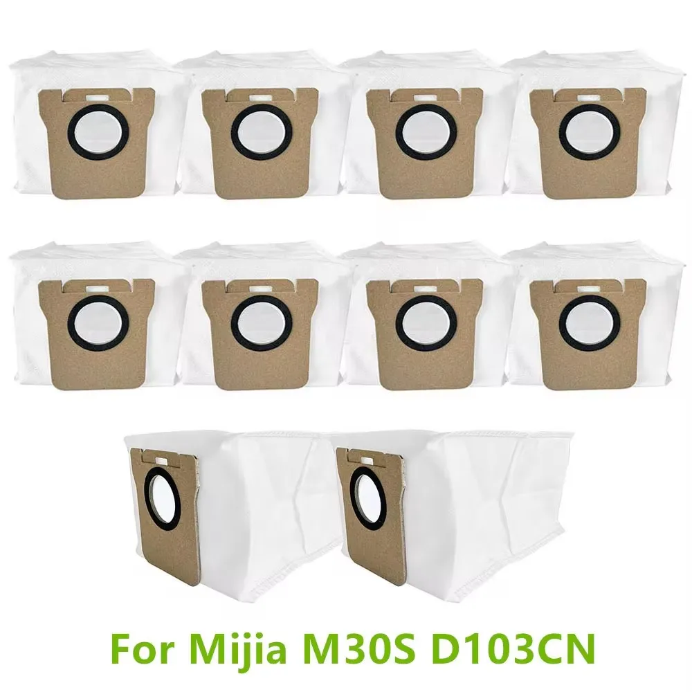 Bolsas de polvo de repuesto para Mijia M30S D103CN, accesorios para Robot aspirador, 10 piezas