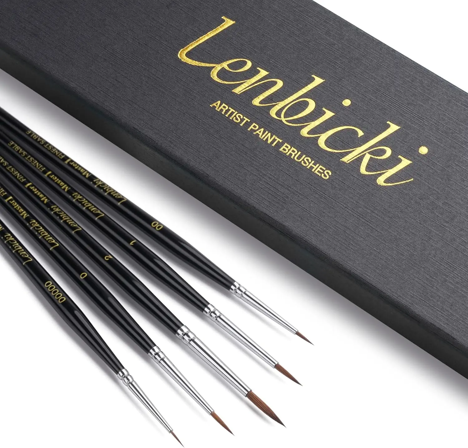 

Миниатюрные кисти, 5 шт., профессиональный набор кистей для микрорасски с тонкими деталями для акварели, акрила, масла, модели, краски по номерам