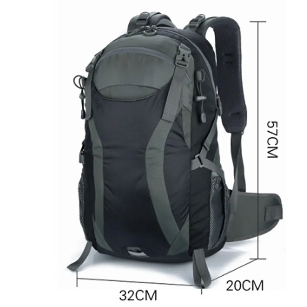 Outdoor 40L Large-capacity Mountaineering Backpack Waterproof Anti-scratch Reflective Bag Travel Camping Unisex Equipment