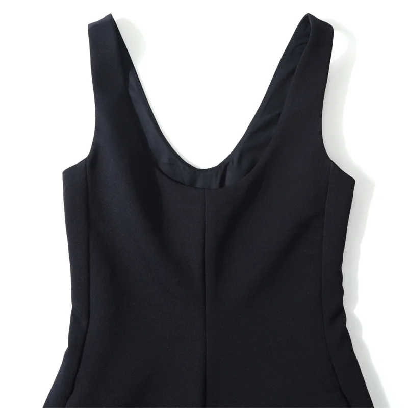 Women's jumpsuit New high waisted slim straight leg pants for the summer of 2026 Sleeveless curved knife pants Bodysuit women - view 4