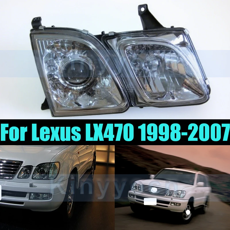 

Xenon/Halogen Headlight Head Light Lamp For Lexus LX470 1998-2007 Front Bumper Headlight Headlamp