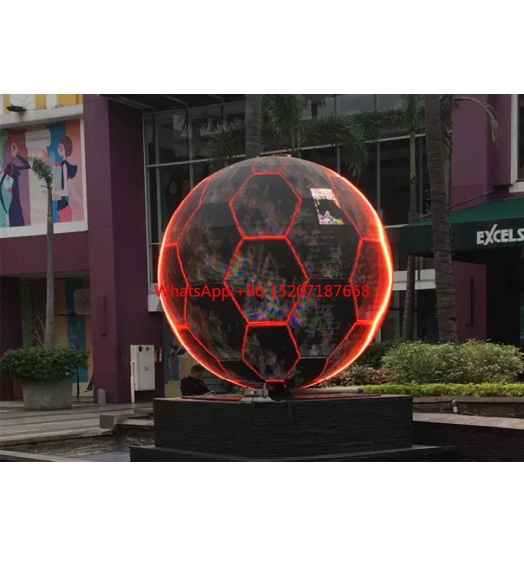 360 Degree 3d Round Led Video Screen Display Full Color Indoor Outdoor P3 P6 Sphere Led Wall Display Ball Shape Spherical Module