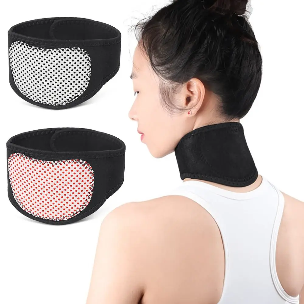 

Hot Compress Self-Heating Neck Brace Comfortable and Soft Warmth Preservation Magnetic Neck Massage Brace Magnetic Therapy