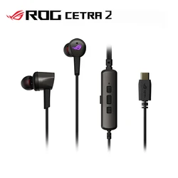 ASUS ROG Cetra II RGB Earphone For Rog Phone 5/3/2 Type-C Gaming Headset ANC Active Noise Reduction Surround 7.1 Sound Effect