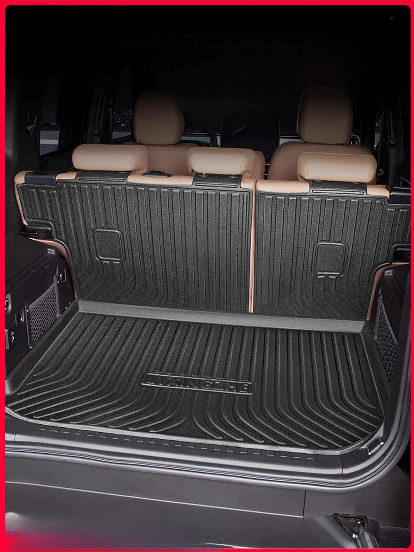 For Jetour Traveller T2 2023 2024 Rear Trunk Mats TPE Waterproof Non-slip Cargo Liner Seatback Protective Mat Accessories