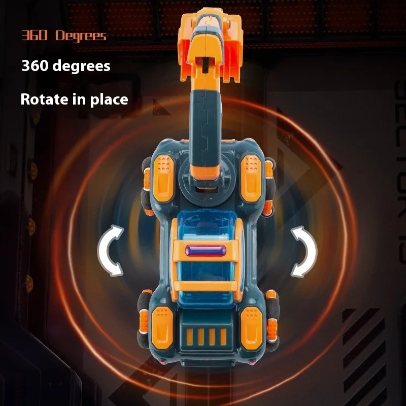 เด็กรีโมทคอนโทรลของเล่นรถชาร์จ Disassembly Bulldozer Excavator สาม Diy ชุดวิศวกรรมยานพาหนะ