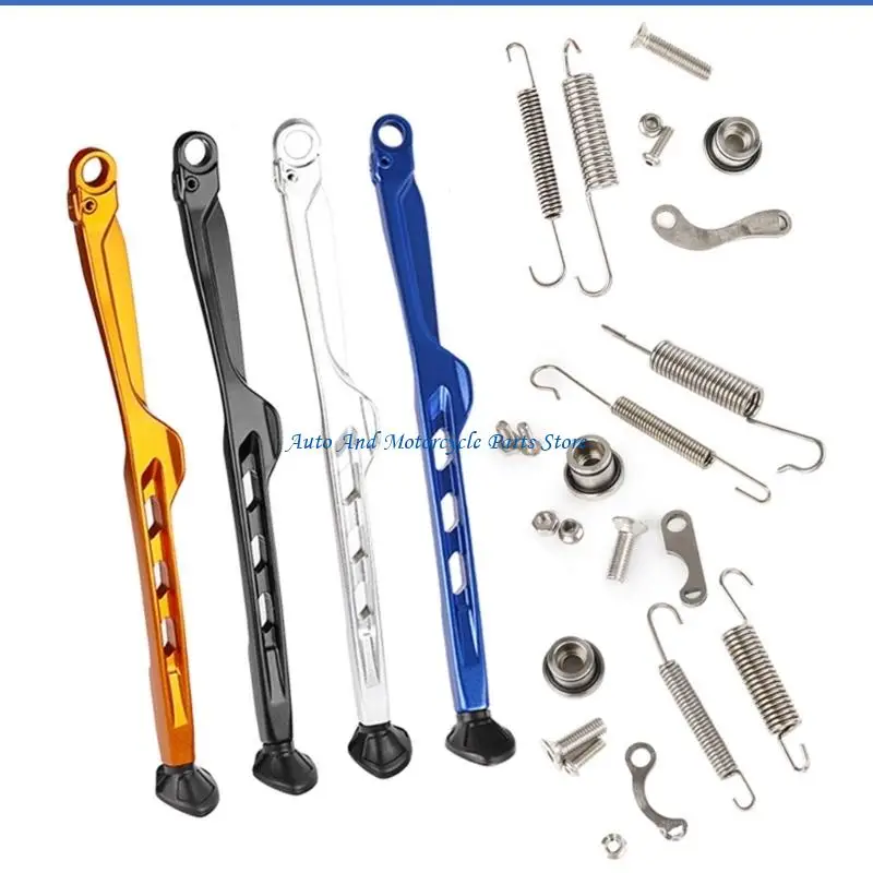 P9FD Quick Install Off Roading Motorcycle Side Stand Support Bracket Suitable For Trail Bikes Models Stable Parking Solution