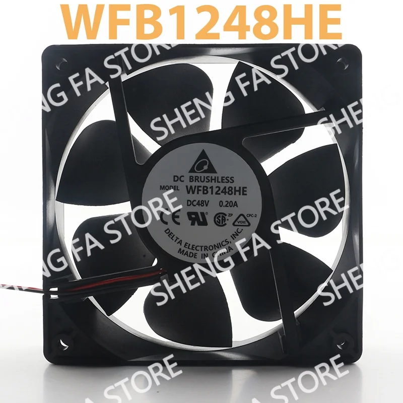 Delta 5V 12V 24V DC 48V 0.20A WFB1248HE cooling fan Speed measurement Cabinet Frequency converter AC EC 12038 120x120x38MM 12CM