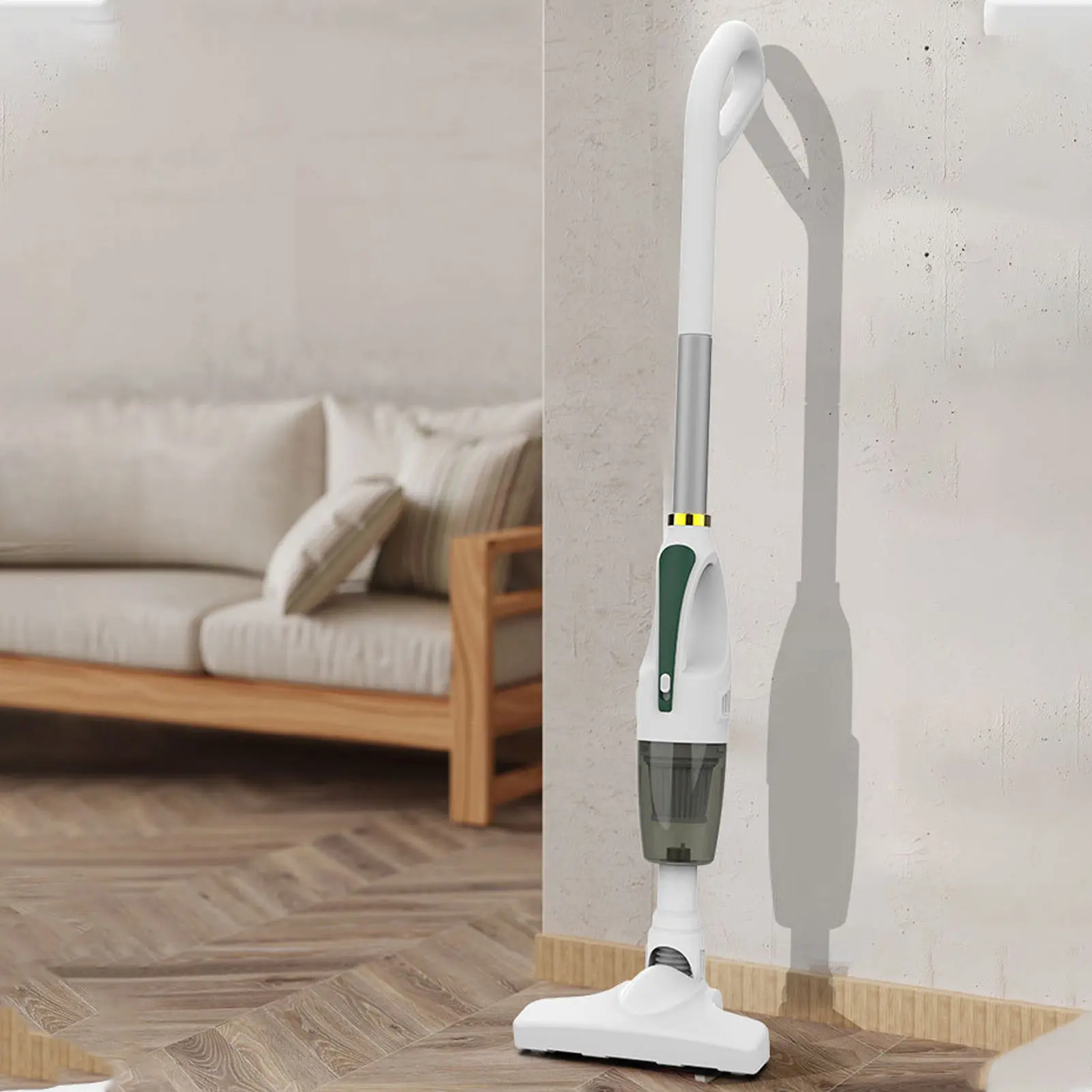 مكنسة كهربائية محمولة مع 4 رؤوس شفط قوي 30 دقيقة التحمل منخفضة الضوضاء إزالة شعر الحيوانات الأليفة اللاسلكي للسيارة المنزلية