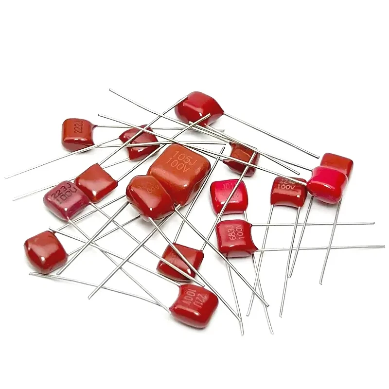 10PCS CBB Polypropylene Film Capacitor 100V 104 223 103 393 473J 333 154 224 334 474J 10nF 22nF 33nF 39nF 47nF 100nF 220nF 470nF