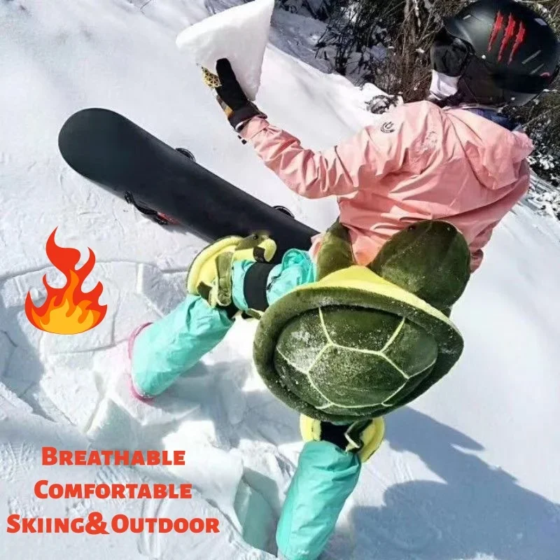 Skiing Hip Protectors Anti-Fall Gear Buttocks Skating Sports Adult Child Protective Gear Knee Pads Cute Turtle Bear Soft Warm