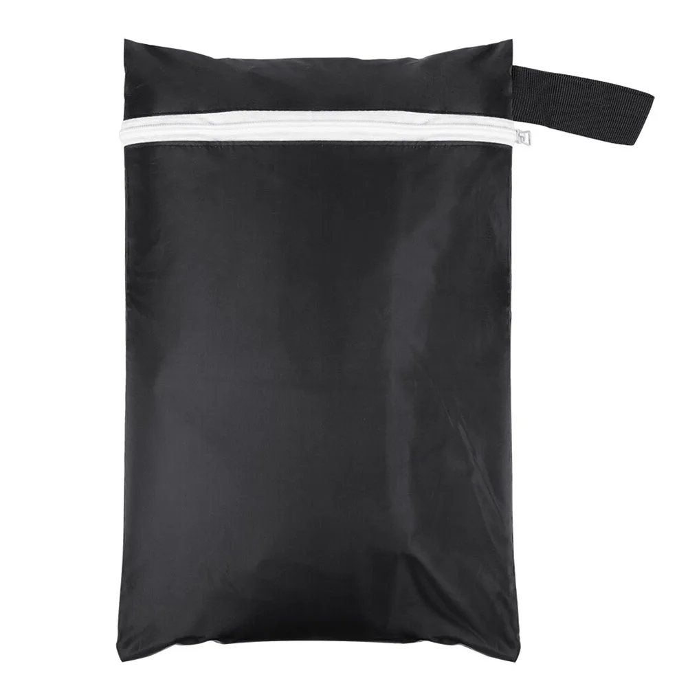 Heavy Duty Waterproof Lawn Mower Cover 210D Oxford UV Dust Protection With Storage Bag For 54 Inch Tractor Garden Equipment