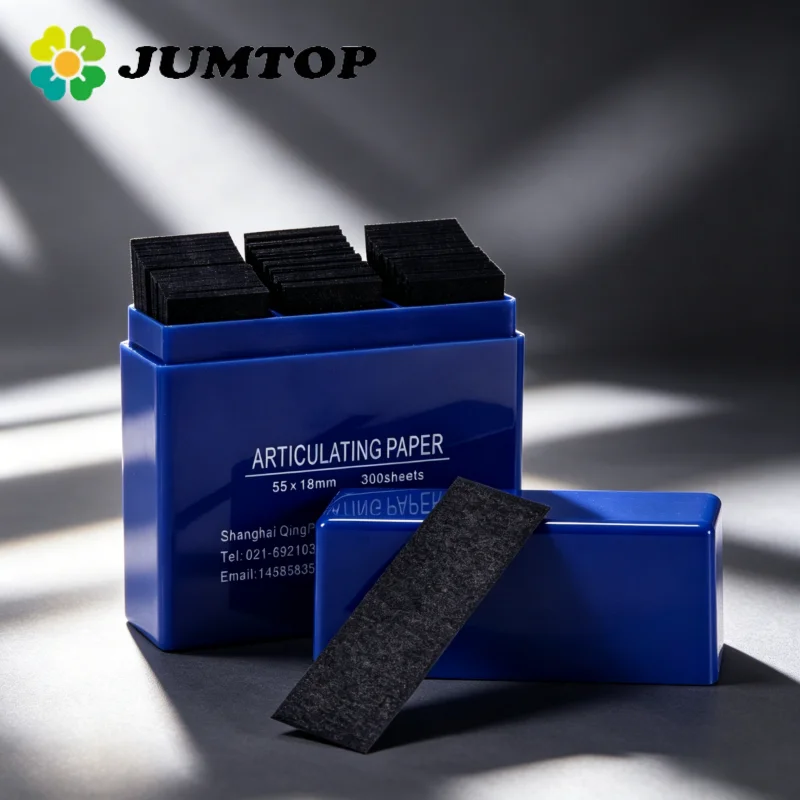 

Стоматологическая артикуляционная бумага JUMTOP, 55мм*18мм, красная/синяя