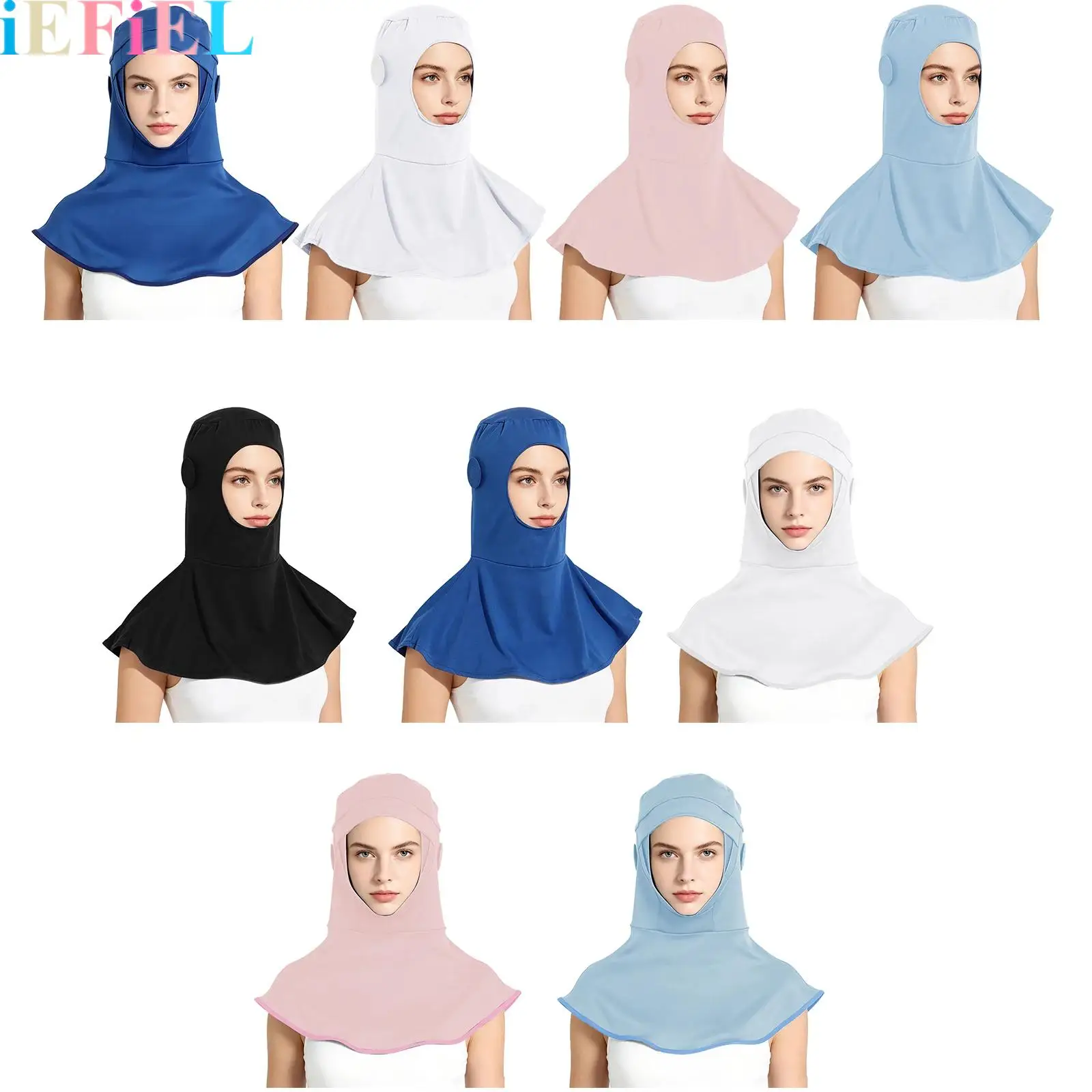 

1Pcs Women Breathable Cape-style Head-covering Work Hat High Stretchy Cap Dustproofed Food Processing Work Caps