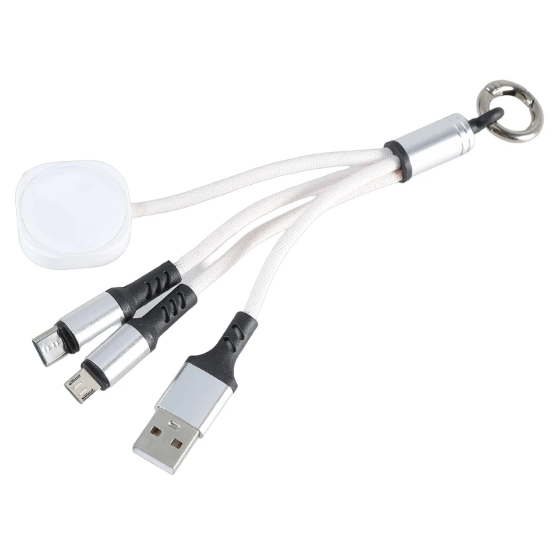 Small USB With USB, Type C, And Watch Charging Capabilities For Travel And Home Office LED Light