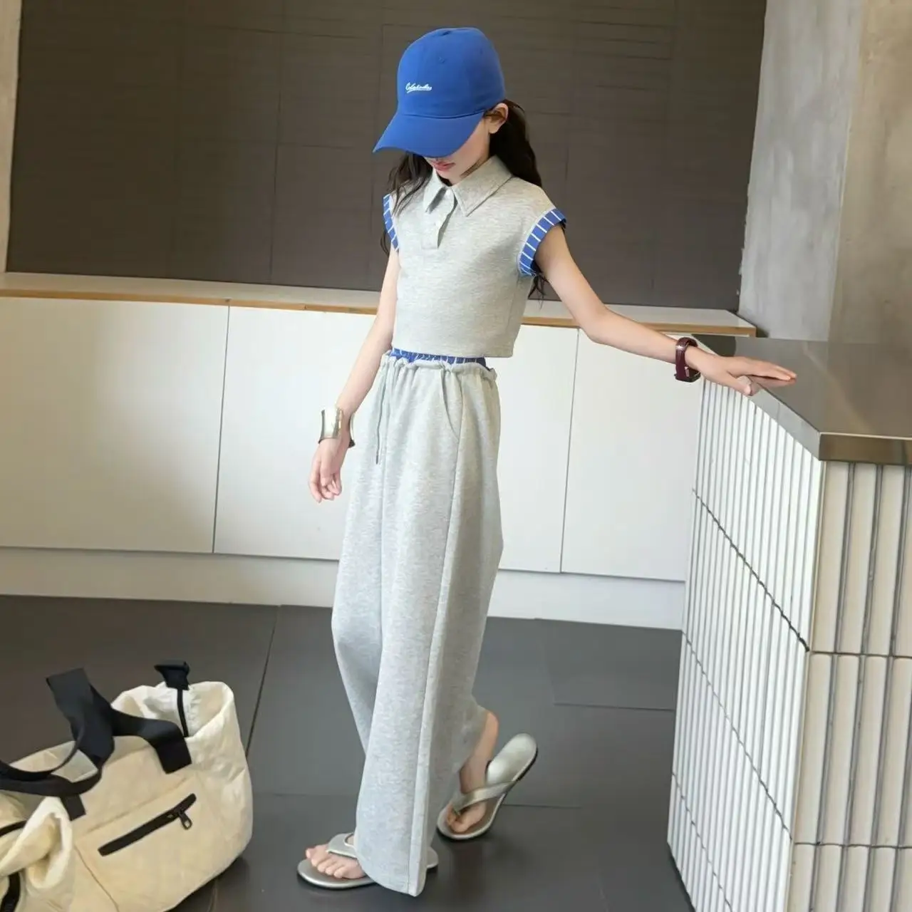 Elegant Girl Clothes Set 5 To 14 Years Spring Summer Suit 2026 Kids Child Casual Clothing Set 2 Pieces Set