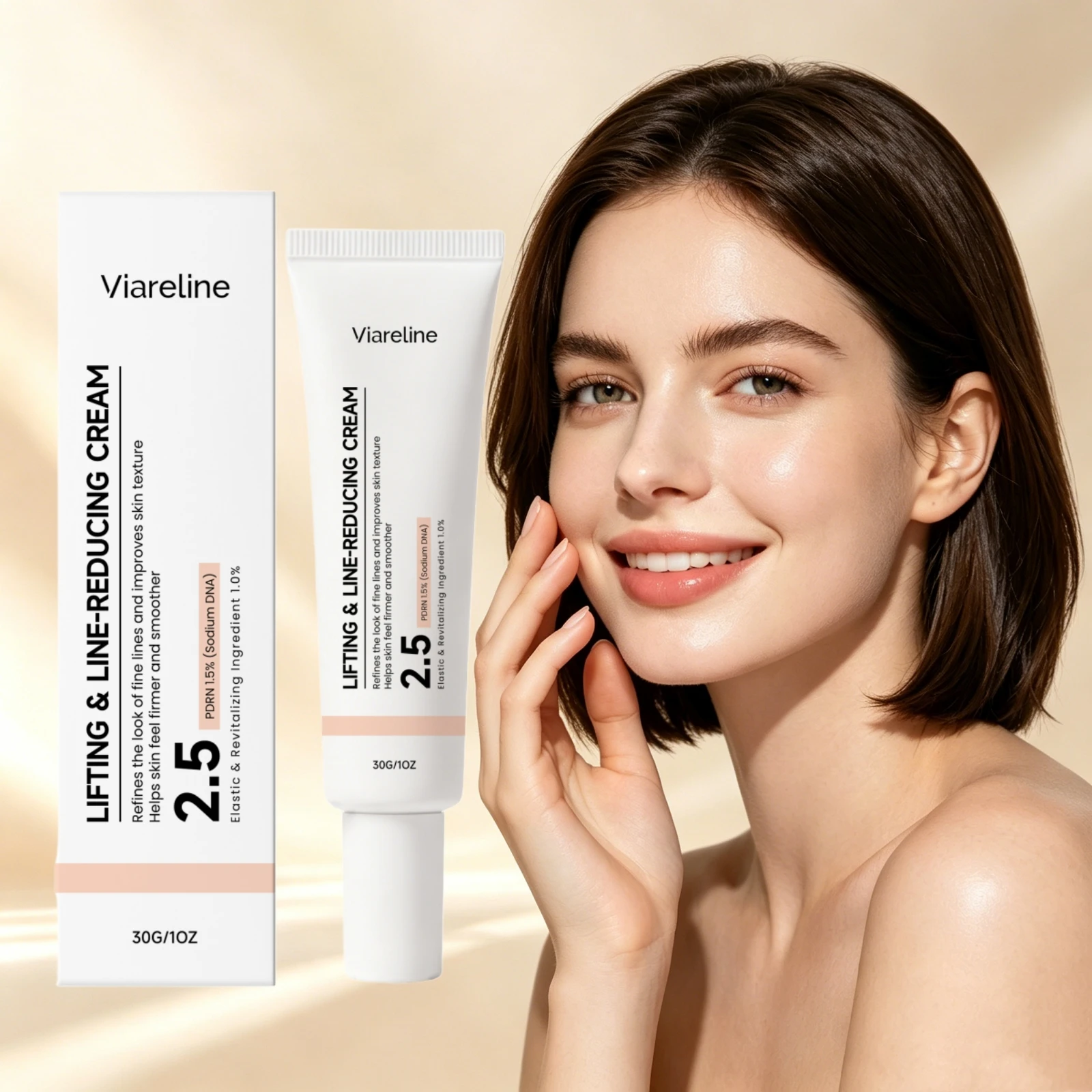 Anti-Wrinkle Lifting Tightening Cream Lock Moisture Tighten Sagging Skin Fade Fine Lines Line-Reducing Facial Moisturizer Cream