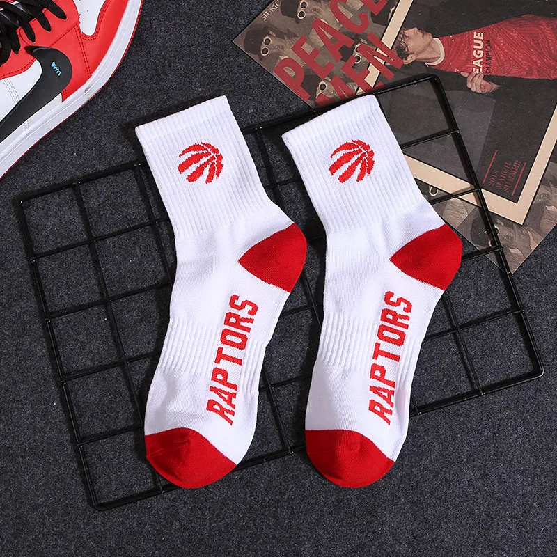 Basketball socks mid-barrel cotton sweat-absorbing sports socks badge basketball socks tide men\'s must-have socks