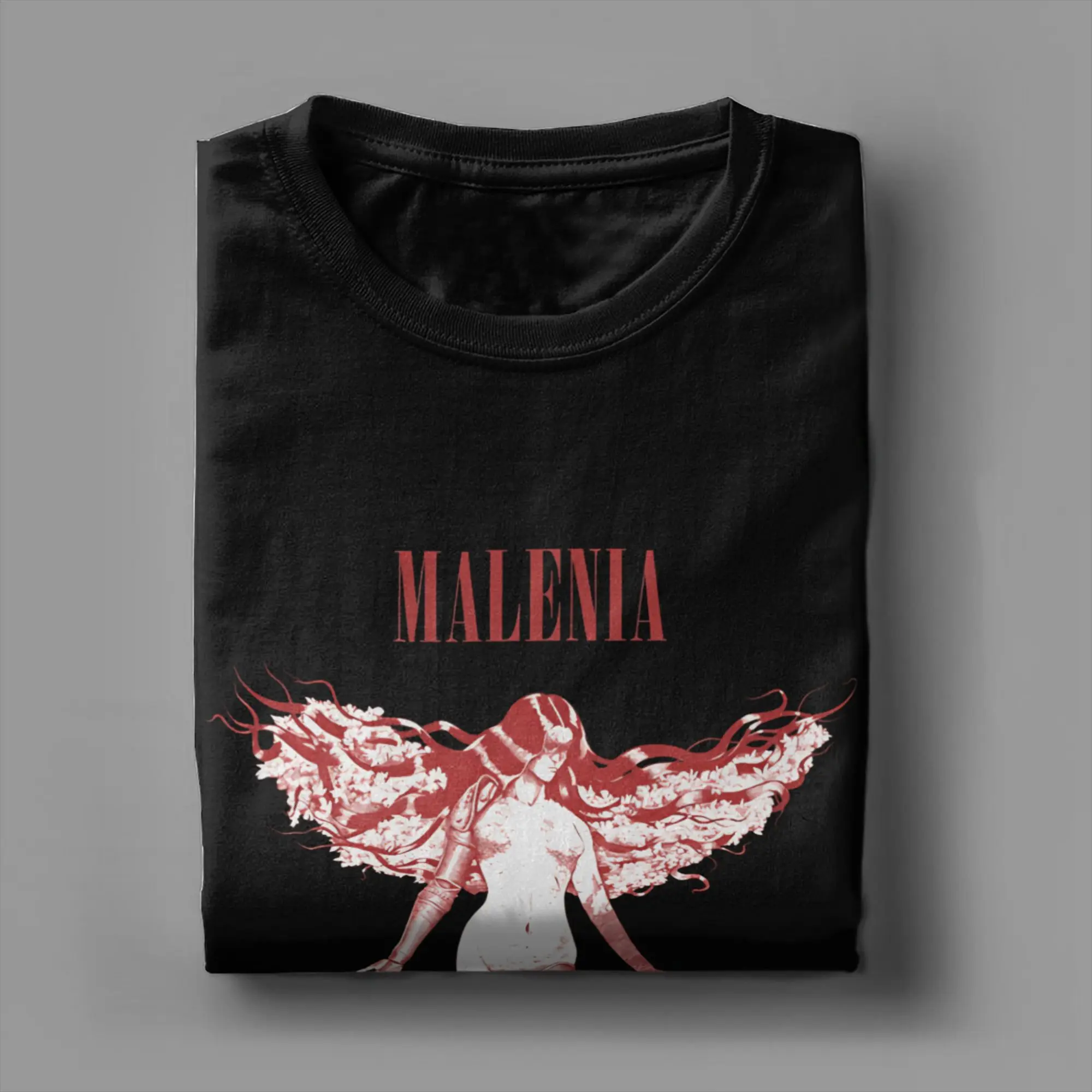 Malenia Blade Of Miquella T Shirts for Men 100% Cotton Vintage T-Shirt Round Neck  Tees Short Sleeve Clothes Plus Size