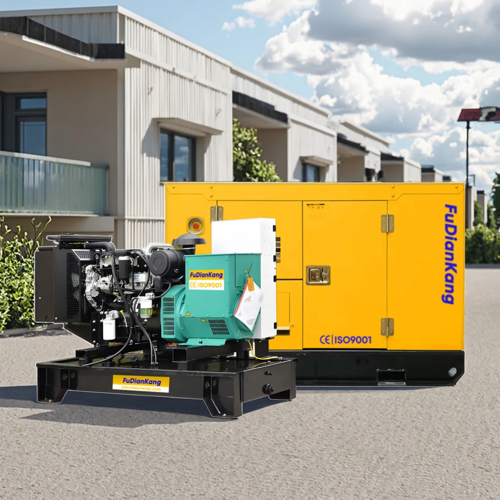 50Hz Open Frame Diesel Genset- 404A-22G1 23KVA Generator Set with 12V DC Electric Start