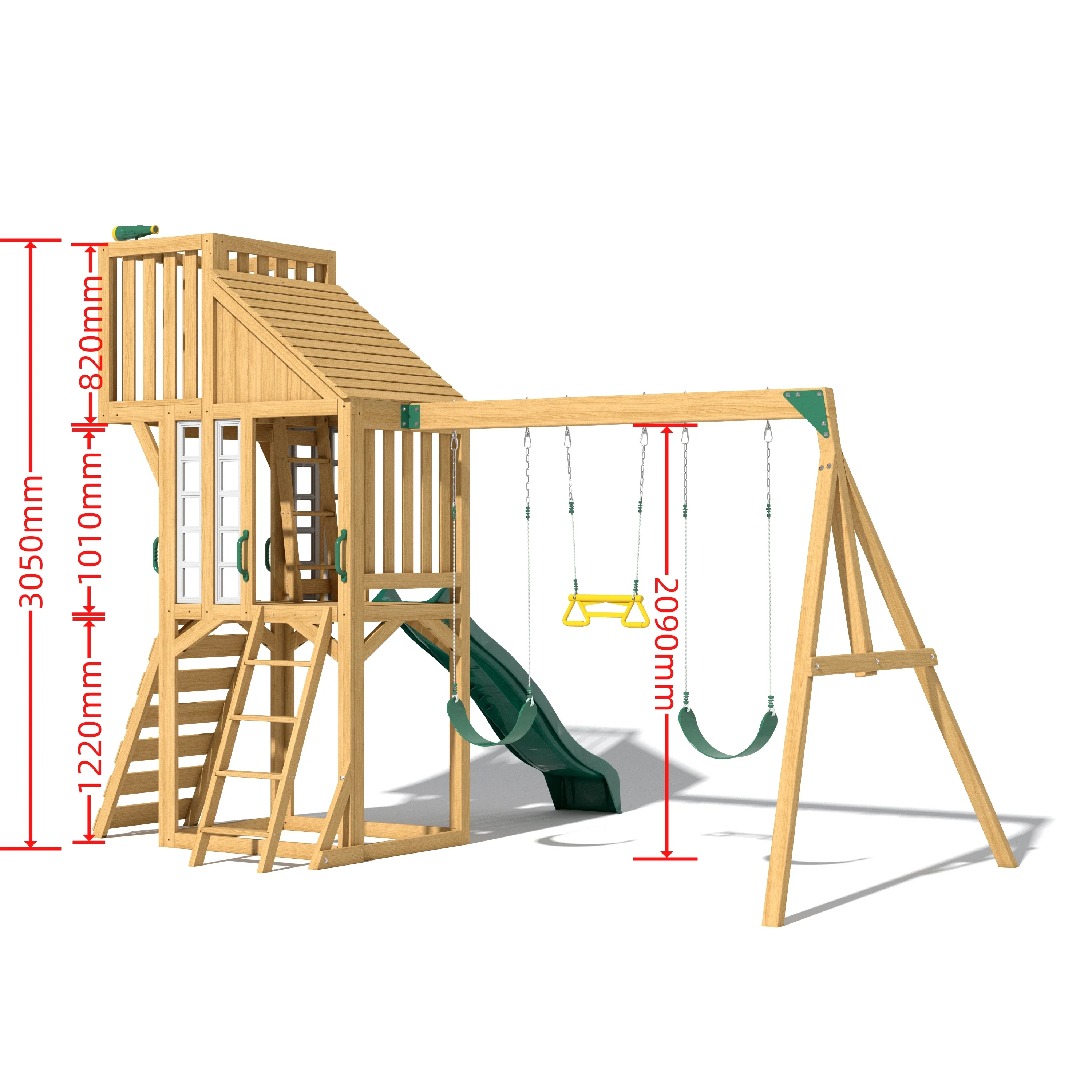 Ser adequado para grande equipamento de playground de madeira ao ar livre ao ar livre criança jardim jogar balanços de chão brinquedo conjunto de balanço kit para crianças
