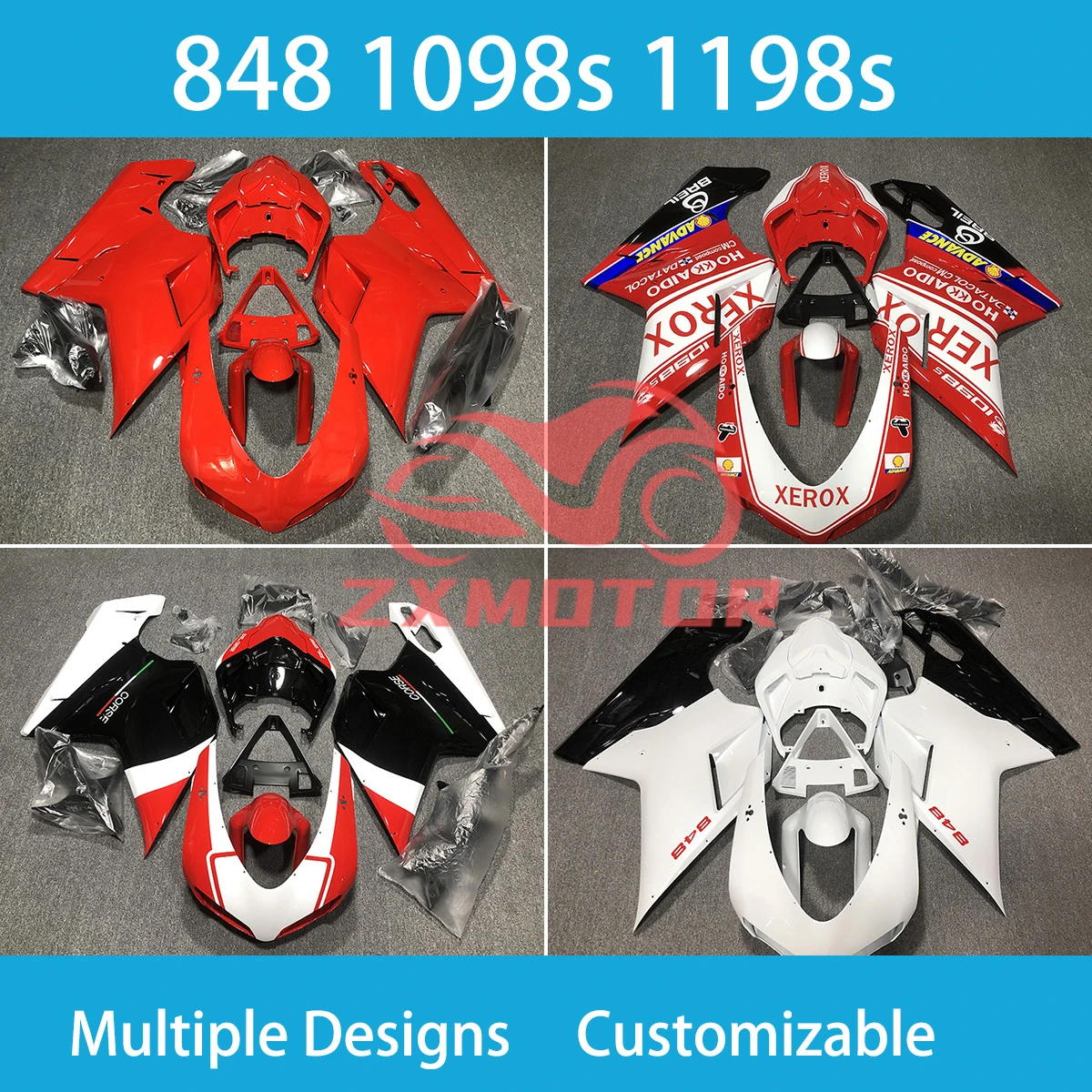 

Обтекатель для мотоцикла Ducati 848, 1098, 1198, 1098s, 1198s