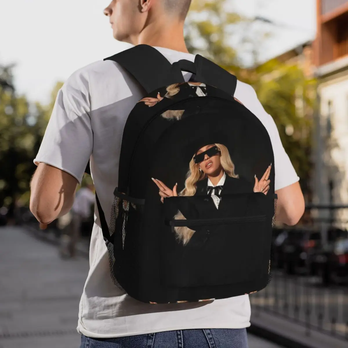 

Bey My House Singer Beyonce Renaissance Tour 8 Backpack Daypack Boys Girls BookBag School Bag Shoulder Bags for Men Women