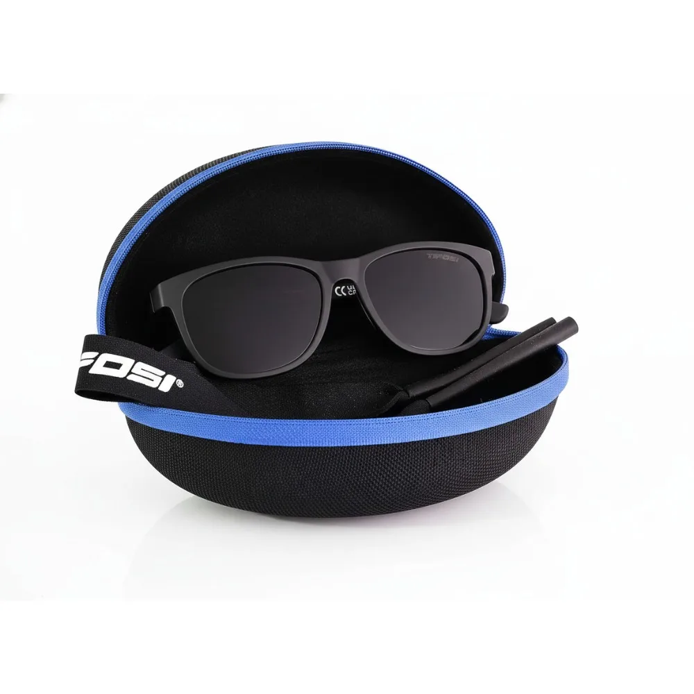 

Стильный комплект поляризованных солнцезащитных очков с футляром и ремешками для занятий спортом на открытом воздухе