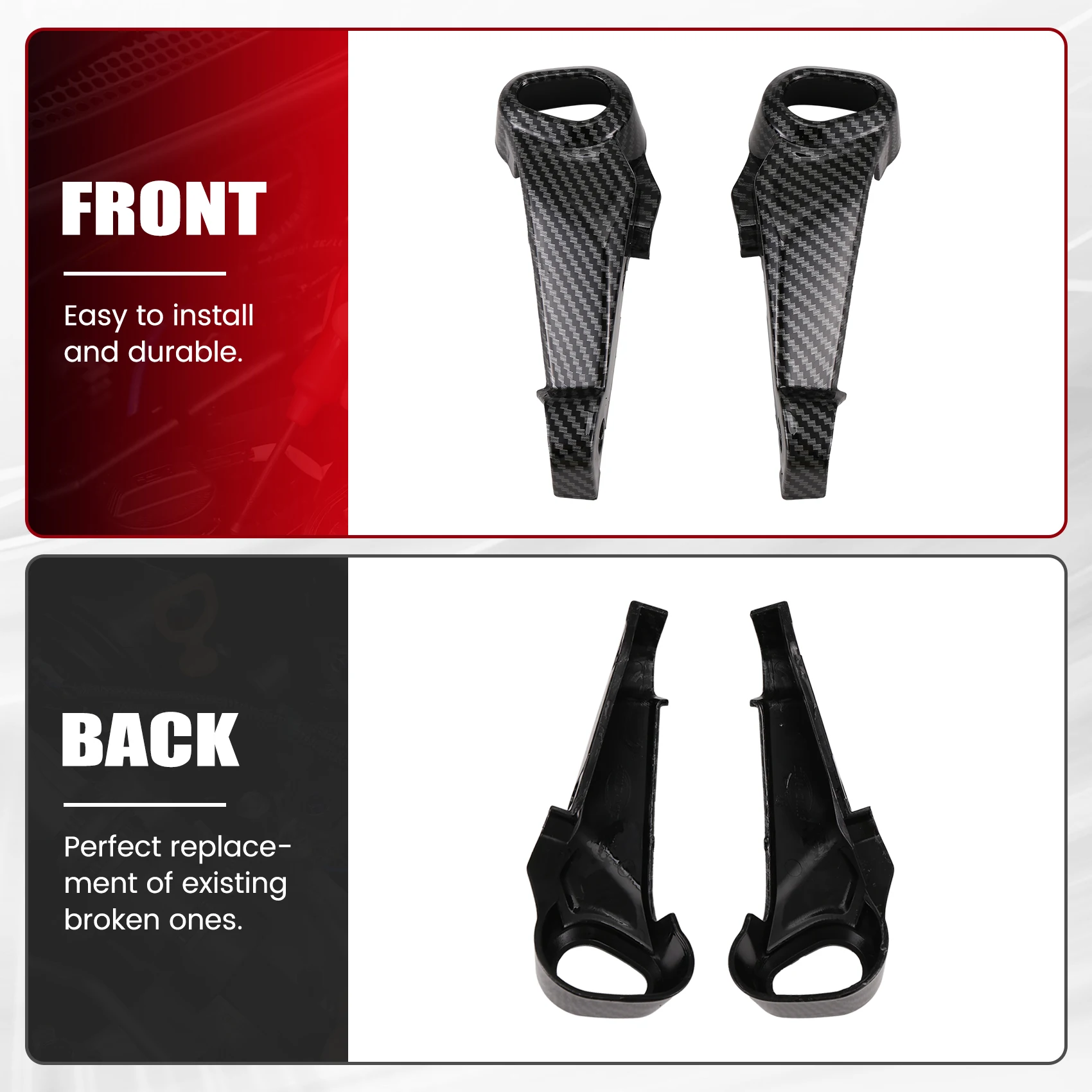 Leading-Edge-Motorcycle Turn Signal Cover Cowl Panel Cap Housing Front Side Nose Fairing For Yamaha MT-03 MT 03 2021-2023 MT03