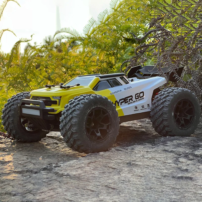 Mjx 14207 14208 1:14 Модель автомобиля с дистанционным управлением, высокоскоростной полноприводный бесщеточный внедорожный пустынный гоночный автомобиль с короткими картами, игрушки