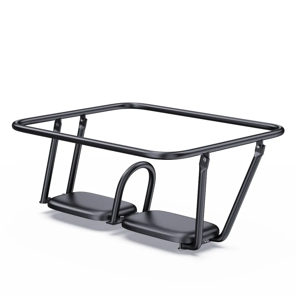Large Alloy Bicycle Basket for Front E-Bike Fatbike Accessories