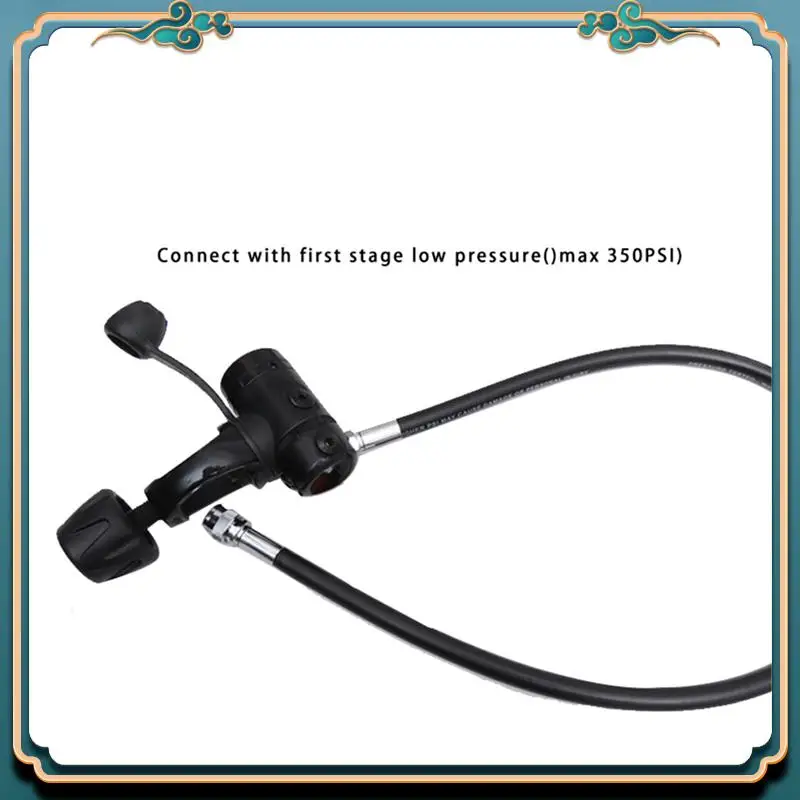 أحدث 3X الغوص BCD خرطوم الضغط المنخفض منظم الغوص لقياس المرحلة الأولى منظم التنفس ، 65 سنتيمتر-26 بوصة