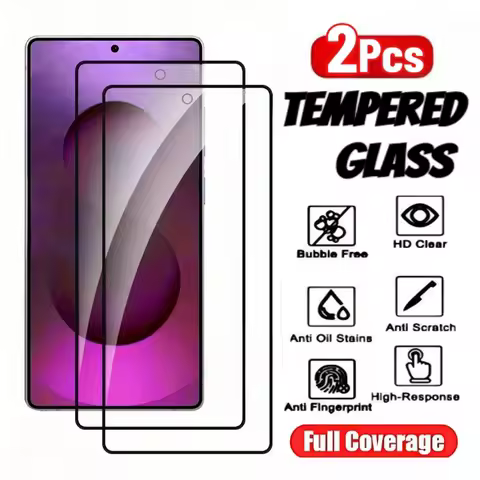 2Pcs Premium Tempered Glass For Samsung Galaxy 25 S24 S23 Ultra S20 S21 Plus Screen Protector For Samsung S25 Edge S24 S21 FE 5G