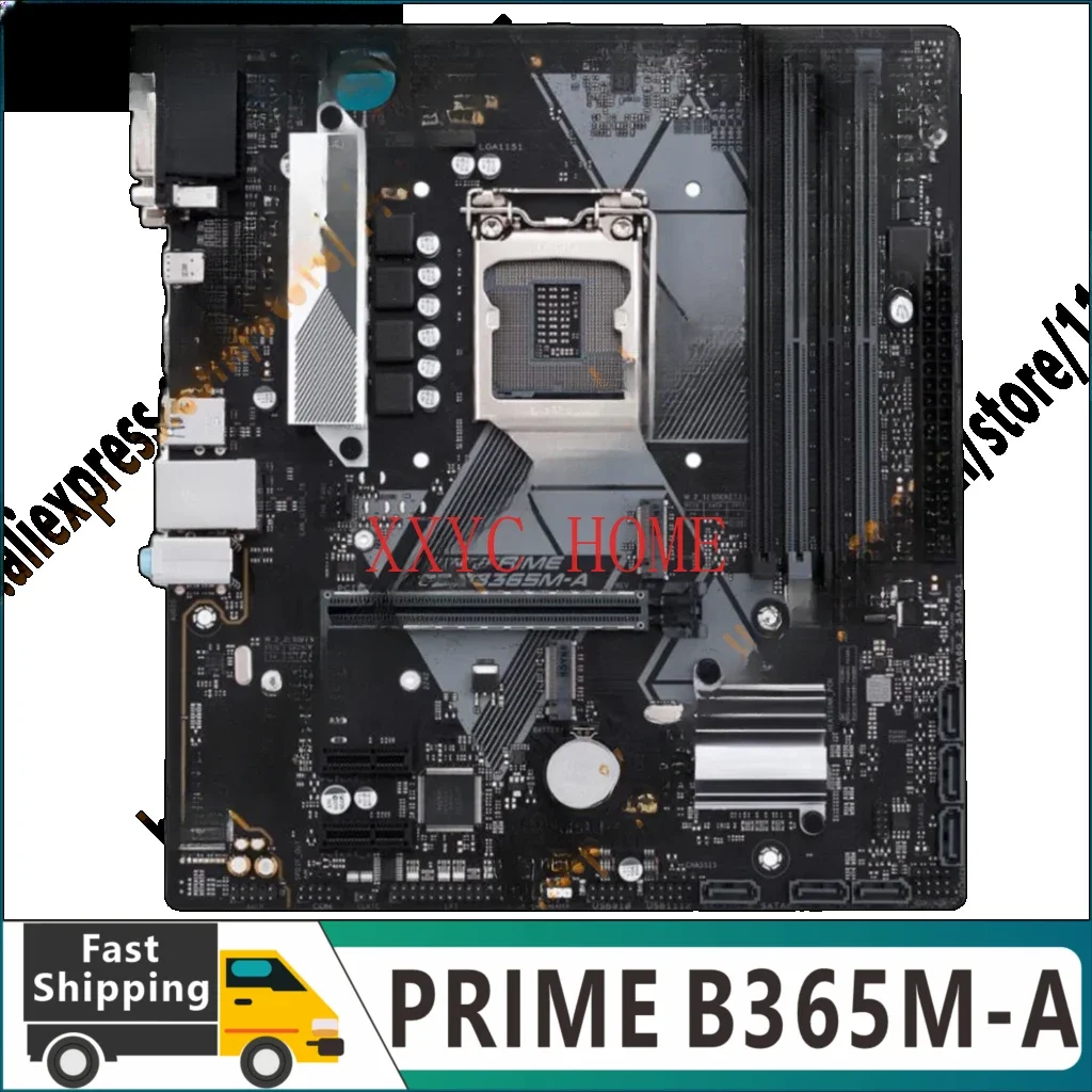 

tested original PRIME B365M-A Motherboard DDR4 HDMI DVI VGA M.2 LGA 1151 Socket Micro ATX