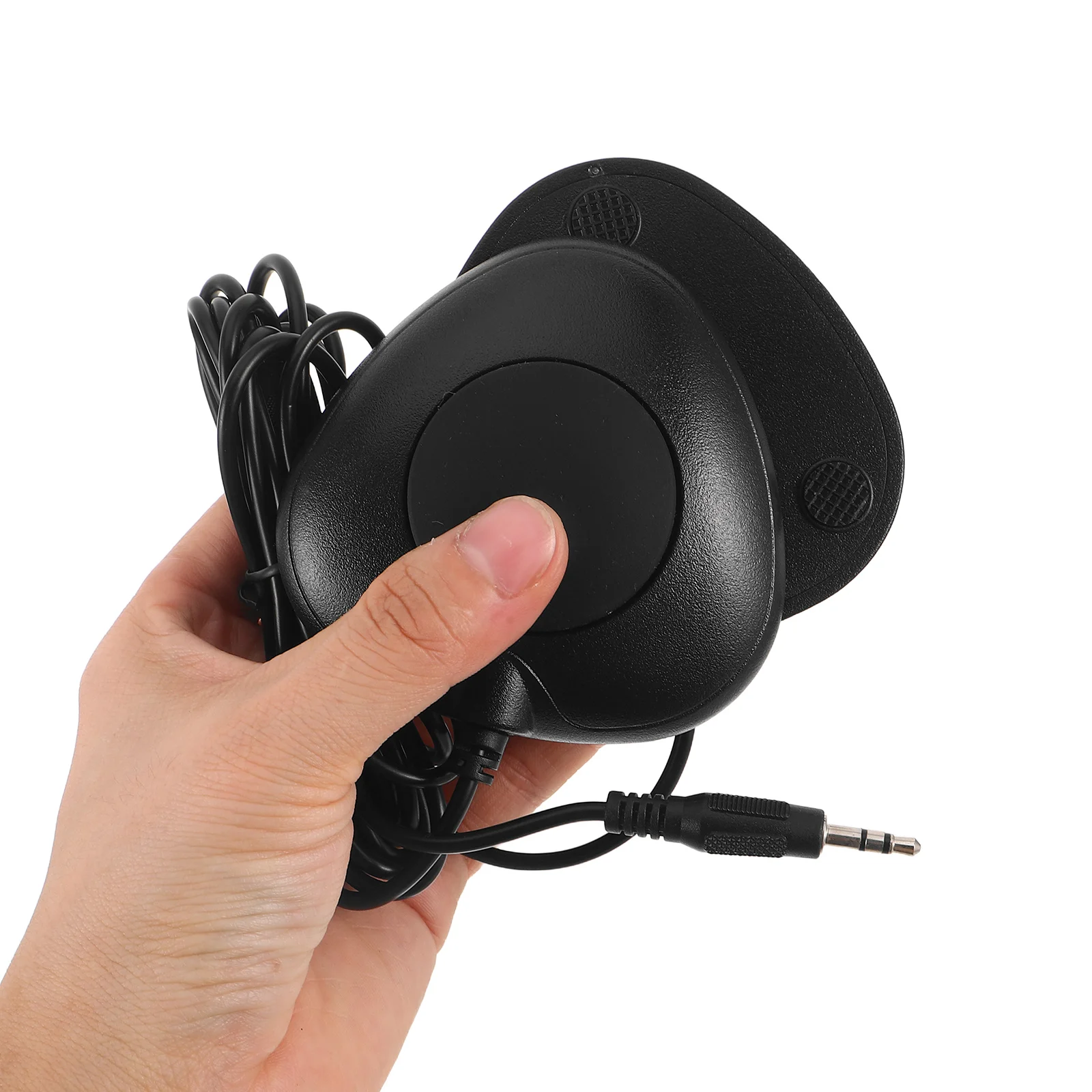 

Electronic Drum Double Foot Pedal Quiet Silent Kick Drum Pedal Replacement 3.5mm Jack Practice Pad for Home Studio