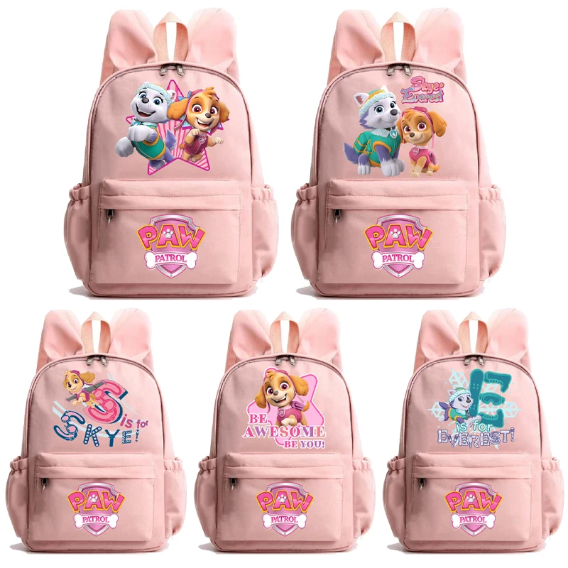 New Paw Patrol Cute Girl School zaini Cartoon Kids zaino borsa da scuola di grande capacità forniture scolastiche per bambini regalo di compleanno