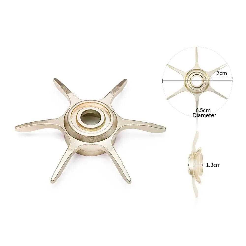 Arrastre estrella aluminio 65mm para carrete baitcasting - imagen 2