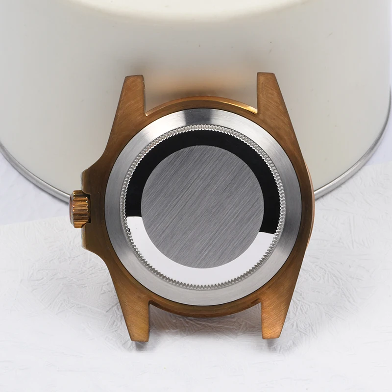 Bronze Ghost Watch case CUSN8  Sapphire glass Diving watch case for NH35/NH36 Automatic Movement Watch mod  fits Seiko watch cas