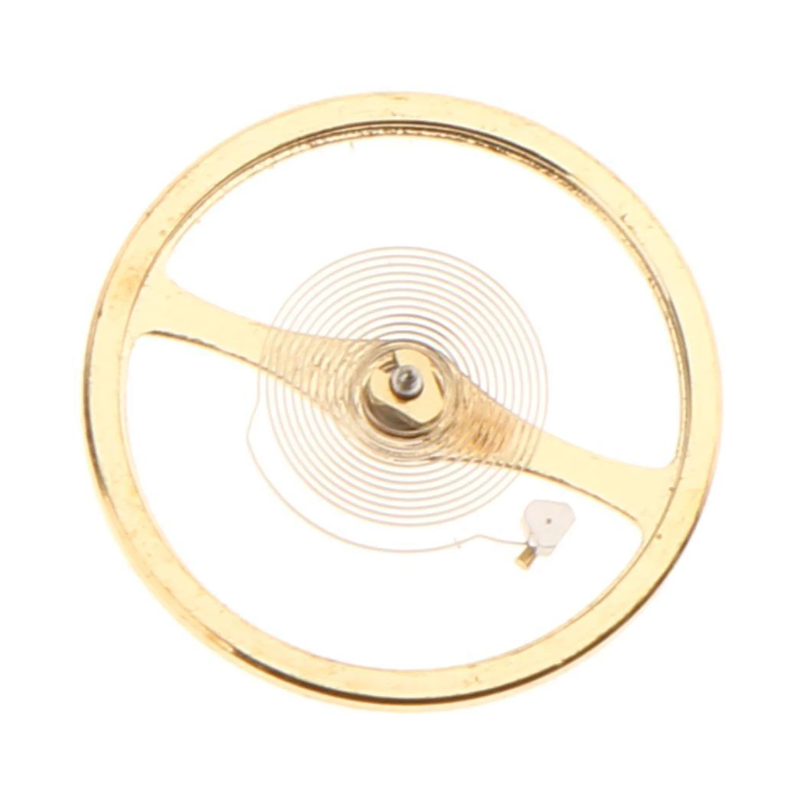 Steel Gold Color Balance Wheel Compatible With Hairspring Parts Tool For 8200 Watch Movement Watch Repair Upgarde Tool