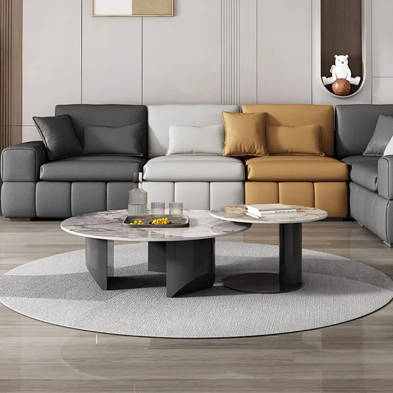 

Minimalist Glam Coffee Table Luxury Round Trendy Tea Coffee Table Living Room Nordic Meubles De Maison Salon Home Furniture