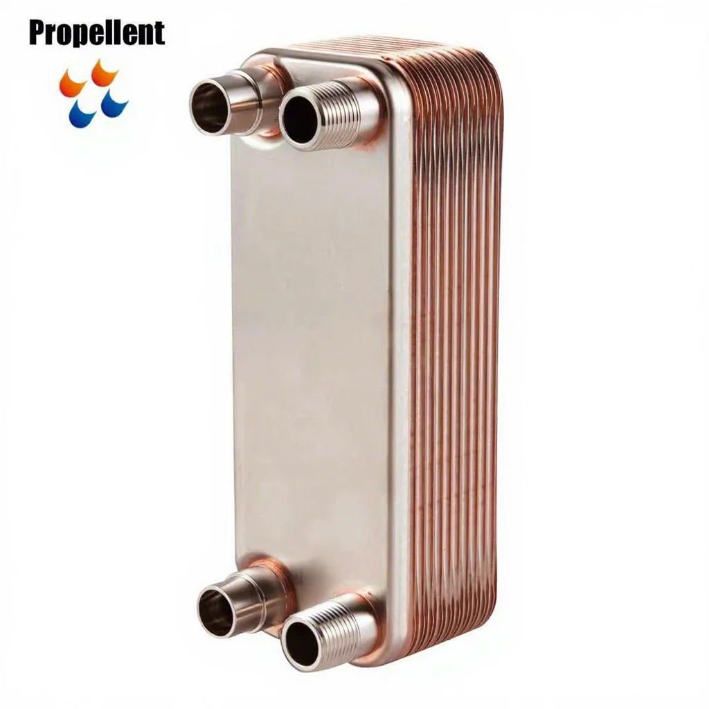 Lightweight Brazed Plate Heat Exchanger for Water Heaters