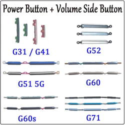 NEW  Side Volume Button + Power ON / OFF Buttton Key Set Replacement Part For Motorola Moto G31 G71 G60S G60  G52 G41 G51 5G