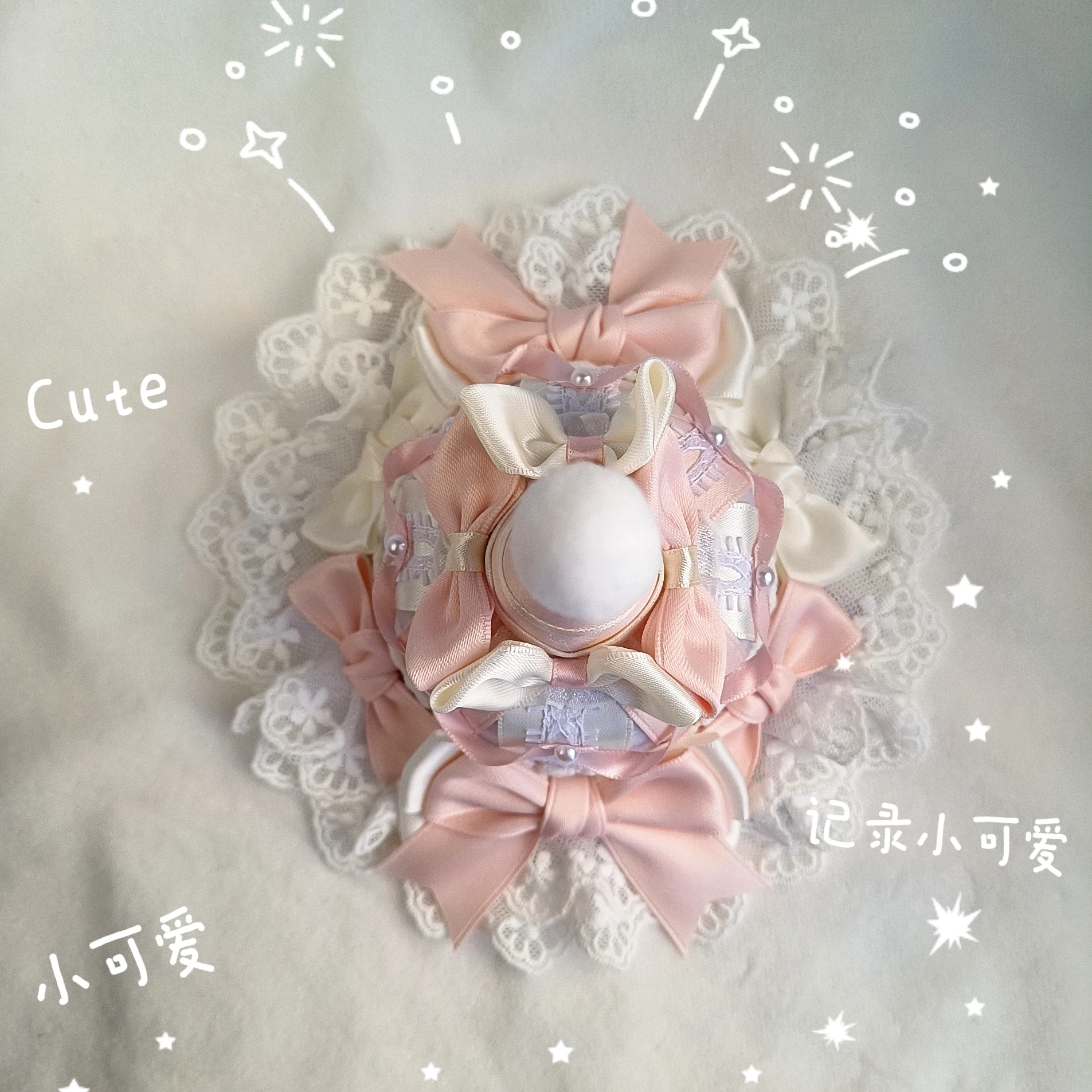 2025 New Original Handmade Lolita Lolita Lo Hat Sweet Cute Birthday Cake Hat