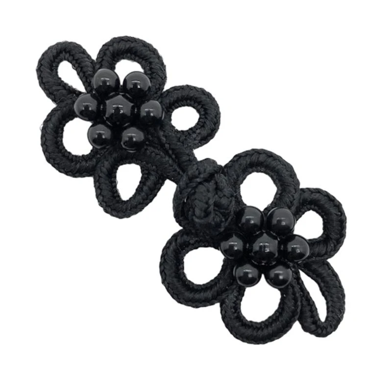 5SD Pulsanti cinesi Chiusura del nodo chiusura cucire cinque foglie abbigliamento fai -da -te