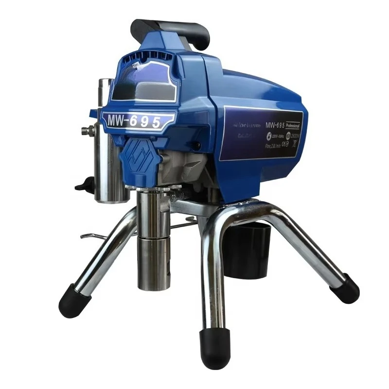 New electric airless paint sprayer with extended rod 2800 watt electric wall paint machine, using 220 volts at a lower price