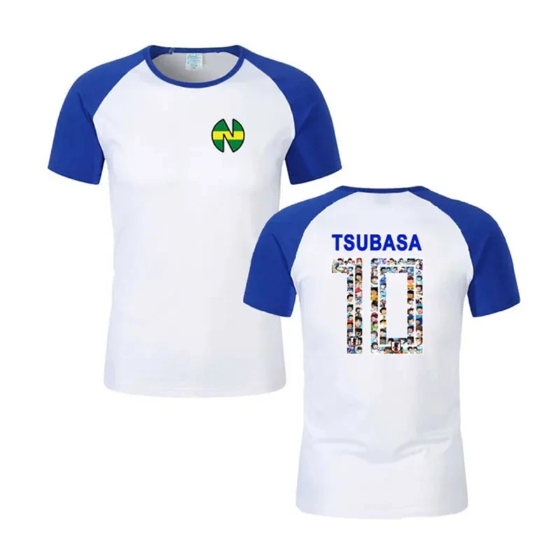 Captain Tsubasa School Dongbang Animation Jersey T Shirts For Men 3D Printed Short sleeve T-Shirt Kid Tops High-Quality Clothing