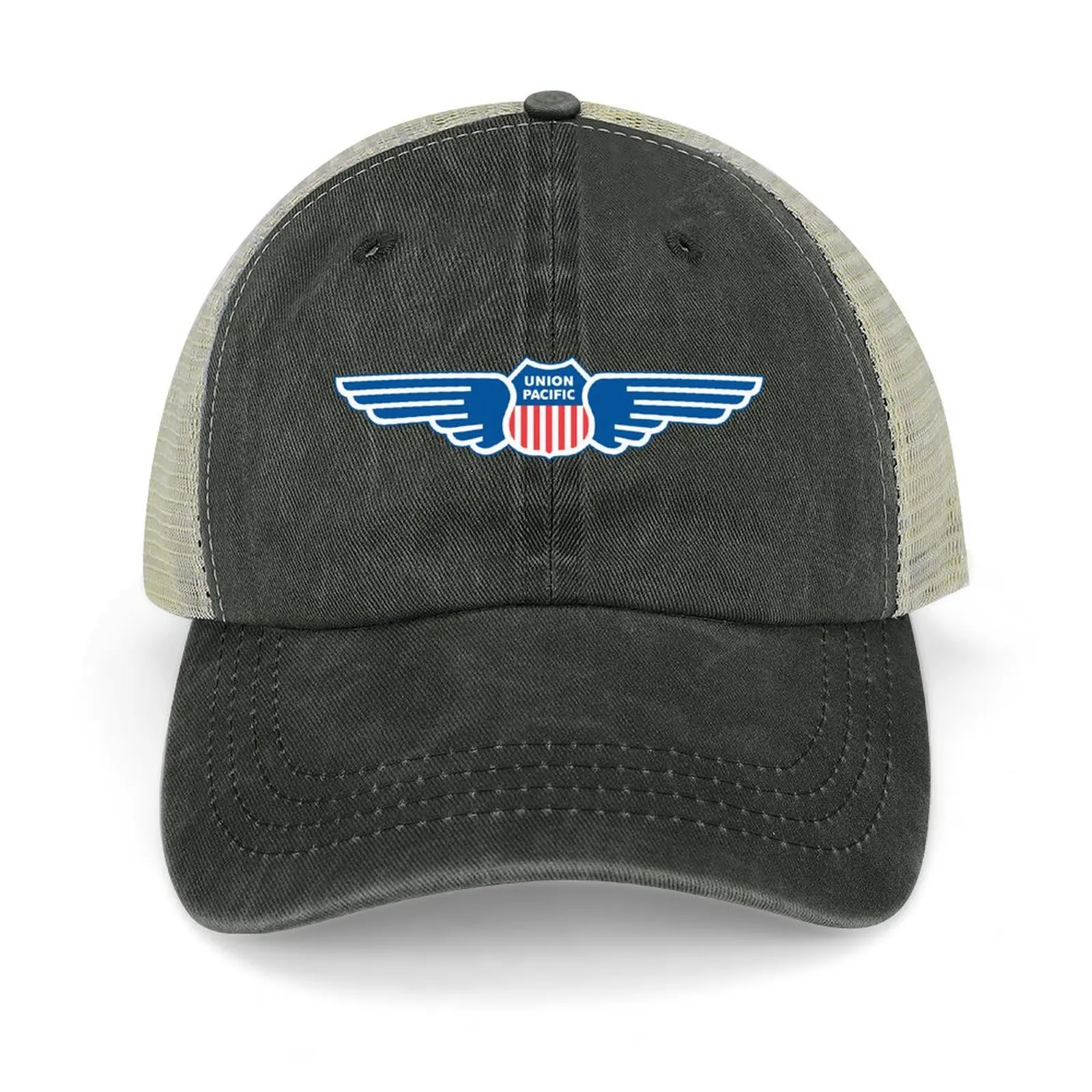 

Union Pacific Wing Logo Cowboy Hat Kids Hat Rave Trucker Cap Hat Beach Hats Woman Men's