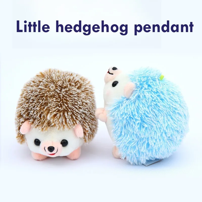 

Mini Hedgehog Plush Keychain - Soft Stuffed Animal Toy with Clip, Cute Small Gift